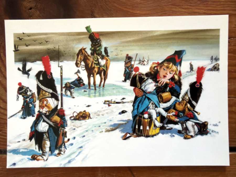 CPA Carte postale Caroline en Russie exposition Versailles — album de Pierre Probst